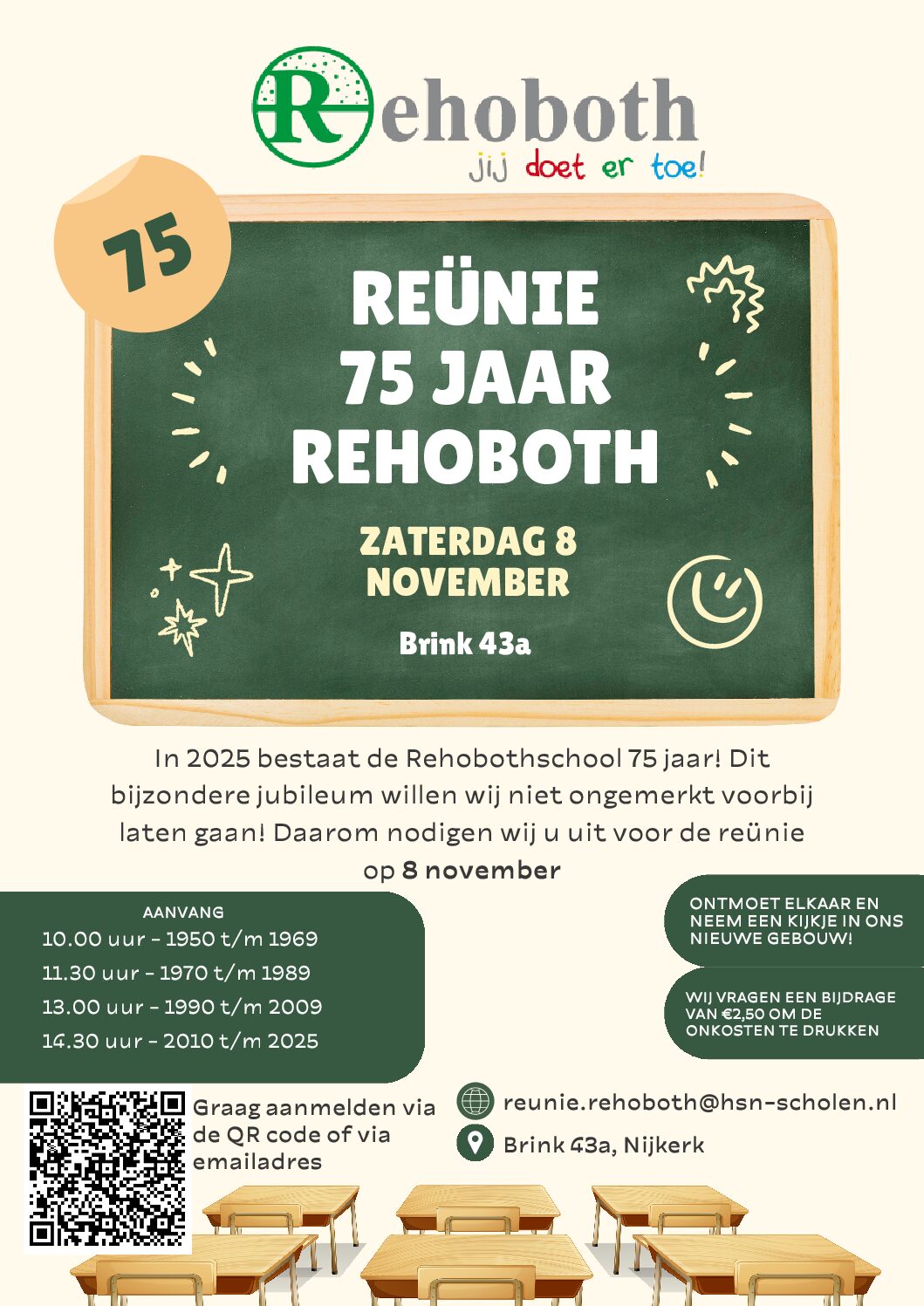 flyer reunie Rehobothschool